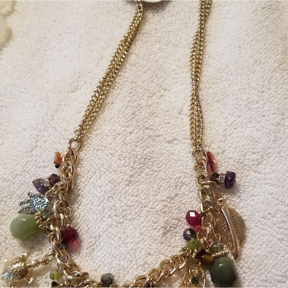 Owl Multi Strand Necklace - Picture 3 of 3